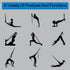Yoga Fitness Stretching Strap Adjustable Leg Stretcher Trainer for Back Bend Assist - Improve Flexibility Home Gym