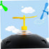 Homoyoyo 10 Pcs Mini Bike Accessories, Trendy Decor for Lovely Helmet, Dragonfly Propeller Suction Decor