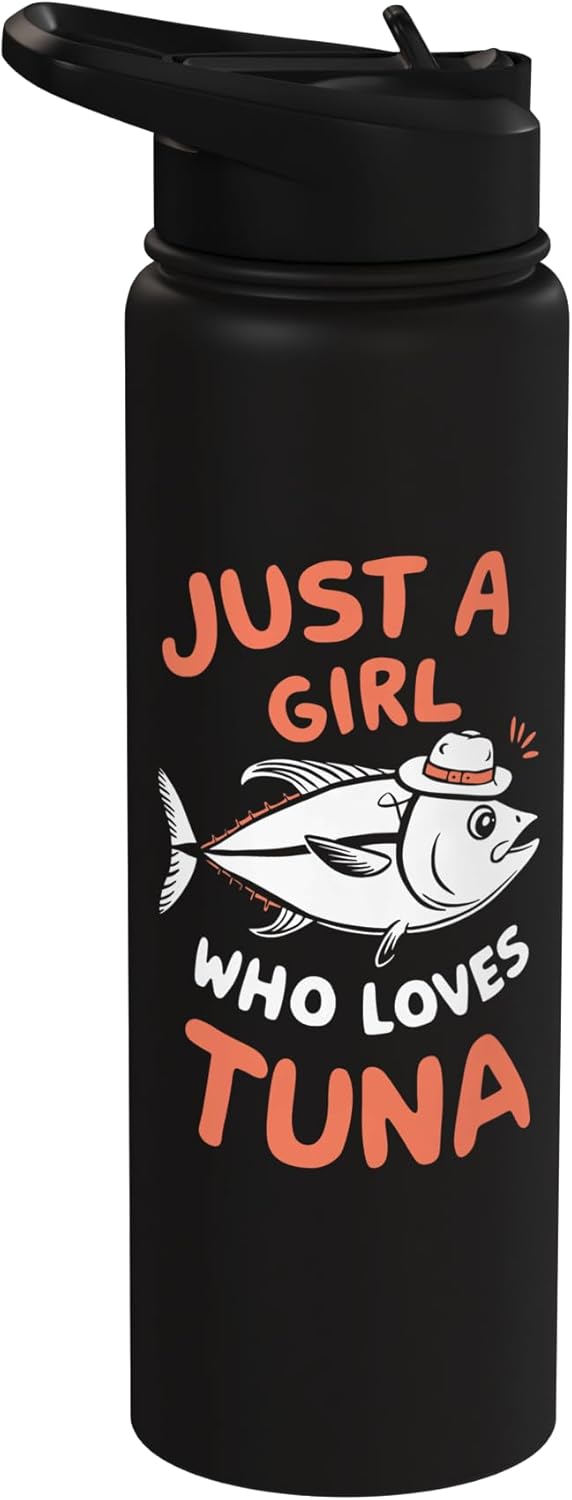 Tuna Fish Tuna Lovers Just A Girl Who Loves Tuna Stainless Steel Insulated Water Bottle
