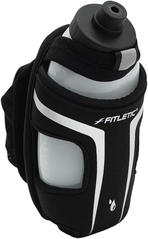 Fitletic HydraPocket Handheld Water Bottle Carrier - Black