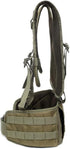 Tactical Padded Battle Belt - Detachable Suspender Straps for Patrol and Army Training Outdoors