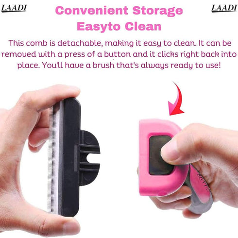 Deshedding Tool for Dogs and Cats, Reduces Shedding by Up to 95% in Less Than 10 Minutes for Grooming
