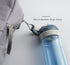 2-Pack 26oz 100% DEARART Grey and Sky Blue Water Bottles No Straw, Easy Clean BPA FREE Leakproof, Clear Bottle