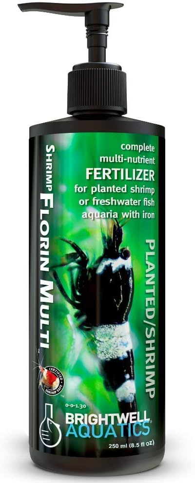 Brightwell Aquatics Shrimp Florin Multi - Multi-Nutrient Fertilizer for Freshwater Fish Aquarium (250 ml)