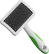 Andis 68565 Stainless-Steel Slicker Brush for Dogs and Cats - Durable Grooming Tool for All Breeds, Medium (Green)