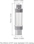 Aquarium CO2 Bubble Counter with Built-in Check Valve for CO2 Generator Regulator