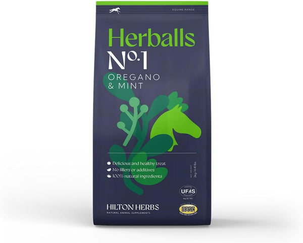 Hilton Herbs Herballs All Natural Horse Treat with Oregano and Mint 1.1 lb