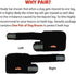 NeoAlly Dog Leg Brace for Improved Mobility, Small to Medium, Black, 1 Pair, Reflective Straps