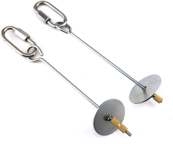Honbay 2pcs Parrot Bird Rabbit Hutch Cage Skewer - Fruit Vegetable Holder Foraging Toy (S)