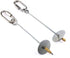 Honbay 2pcs Parrot Bird Rabbit Hutch Cage Skewer - Fruit Vegetable Holder Foraging Toy (S)