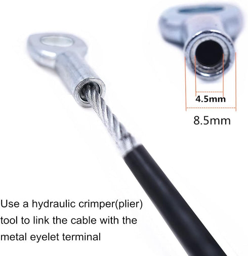 J Bryant Gym Machine Accessories for 5mm/6mm Cable Ball Stopper Interface Port Components for Home Gym