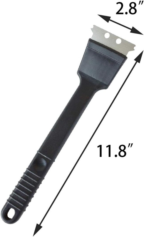 Stainless Steel Bird Droppings Cleaning Brush with Scraper Birdcage Accessory Parrot Pet Cage by FOIBURELY