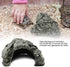 TOPINCN Aquarium Fish Hiding Cave, High Simulation Crawling Turtle Reptile Habitat Decoration, Small