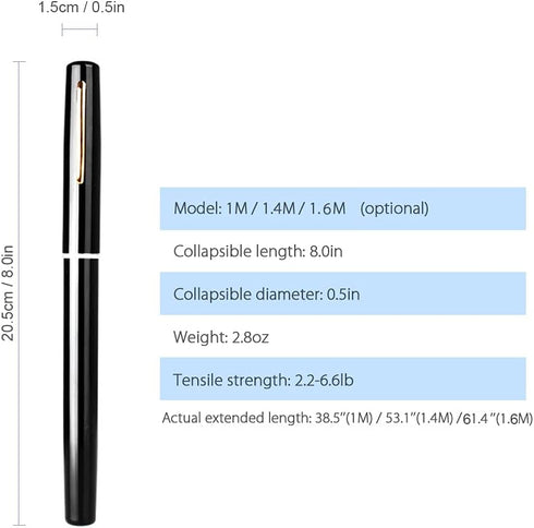Compact Telescopic Fishing Rod and Reel Combo for Easy Fishing