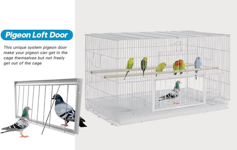 Racing Pigeon Trap Door, 15.8in x 10.2in Pigeon T-Trap Entrance House Loft Door, Bird Cage Supplies