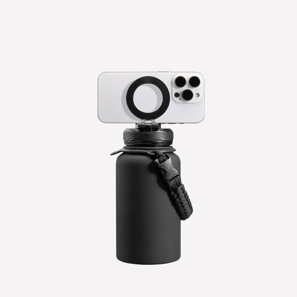 ZTAR Insulated Stainless Steel Water Bottle Compatible with Magsafe usable as Tripod,
