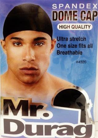 Mr. Durag Spandex Dome Cap (Black) #4320