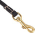 Genuine Leather Leash for Small to Medium Dogs, 4FT / 5FT / 6FT, Black/Brown