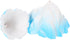 Ipetboom 2PCS Aquarium Snow Mountain Decoration - Iceberg Model Fish Tank Turtle Tank Accessories Blue-White