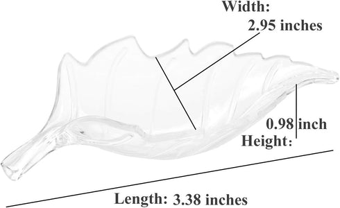 Shrimp Feeding Dish, Leaf Shaped Bowl