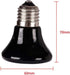 25W Ceramic Heat Emitter Bulbs, Reptile Heat Lamp for Terrariums, Coops, 2 Pack for Lizards, Dogs, Cats