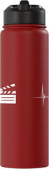 Film Director Filmmaking Videographer Producer Filmmaker Film Producer Clapboard Heartbeat EKG Pulse Stainless Steel