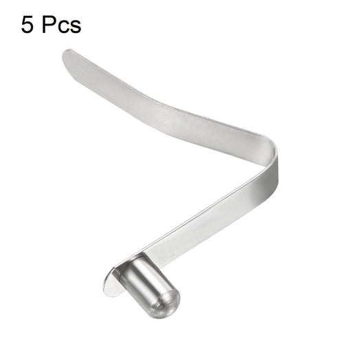 PATIKIL 5 Pack 9.5x6mm Kayak Paddle Snaps, Steel Solid Button Locking Tube Single Pin for Camping Awning