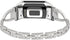 Fitbit Charge 6/Charge 5 Band Compatible for Women, Slim Crystal Bling Glitter Rhinestones Jewelry Metal Bracelet