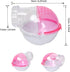 Small Animal Bath House, Acrylic Hamster Bathroom Cage Toilet Bathtub Sand Bath Container, Removable, Suitable for