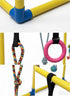 Puppy Play Gym with Hanging Toys Interactive Dog Enrichment Toy Frame for Indoor Puppy Training, Mental Stimulation