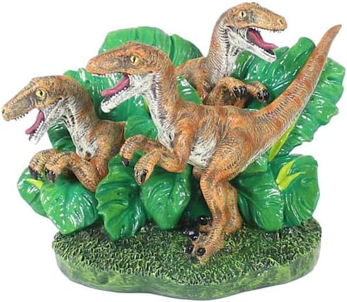 Penn-Plax Jurassic Velociraptor Aquarium Ornament, Small Size