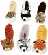 (3 Pack) Mini Burrow Buddies - 8" Interactive Plush Toys for Dogs