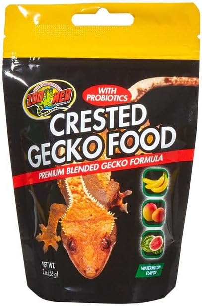 Zoo Med Watermelon Flavor Crested Gecko Food for Reptiles, 2 oz.