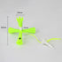 Green Rubber Golf Tees for Mats, Adjustable Portable Golf Tee, Anti-Flying Tripod for Training Court Clubs