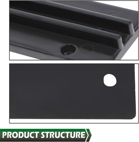GRAND ORANGE 3 Pack Battery Hold Down Retainer Plate Kit - Fit for Club Car DS and Carryall Electric Golf Cart 1981-2013