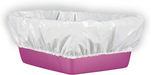 Alfapet Kitty Cat Litter Box Disposable, Elastic Liners, 30 Count for Large Litter Pans