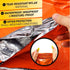 GALAXYLENSE Galaxy Thermal Mylar Emergency Ponchos, Reversible Raincoat Blanket, 8 Packs for Outdoor Use