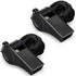 Whistle, 2 Packs Plastic Sports Whistles with Lanyard, Loud Crisp Sound Ideal for Coaches, Referees, and Officials