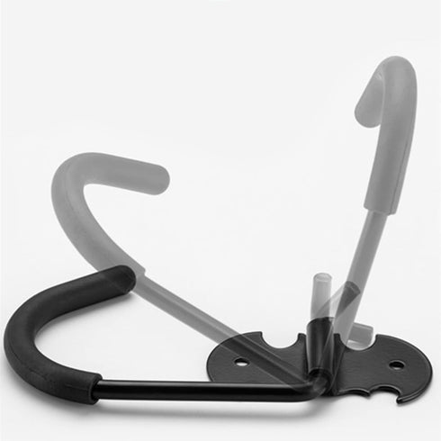 Garage Bike Rack Wall Mounted Storage Rack, Mountain Bike 90 Degree Hook Storage System for Indoor Sheds
