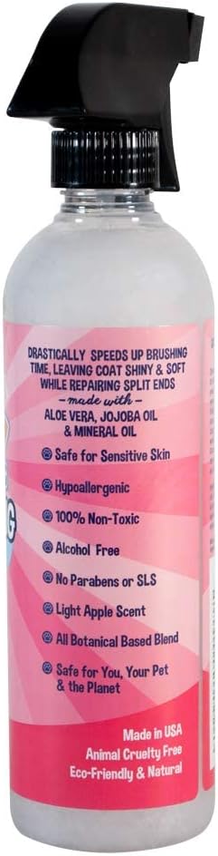 Bodhi Dog Detangling Spray | Dog and Cat Fur Detangler Spray | Grooming Essentials, Made in USA