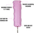 Police Magnum Keychain Pepper Spray 1 Pack 1/2oz - Maximum Heat Strength OC with Dye, Compact Case Holder