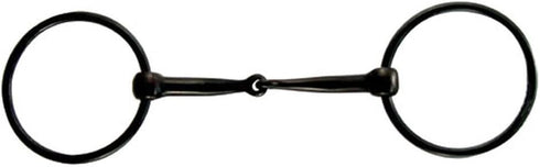 Coronet Black Sweet Iron Loose Ring Snaffle Bit