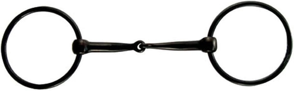 Coronet Black Sweet Iron Loose Ring Snaffle Bit