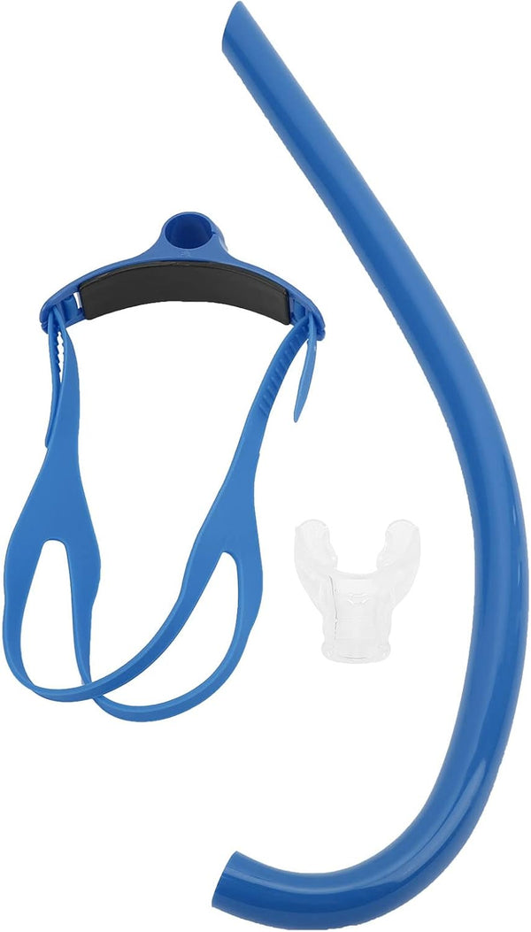 Vbestlife Swimming Front Mounted Snorkel, Silicone Mouthpiece Swim Training Gear for Adult Swimmers