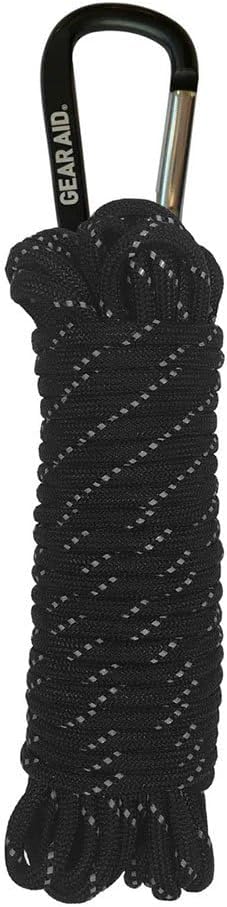 Gear AID 550 Paracord and Carabiner, 7 Strand Utility Cord for Survival and Camping