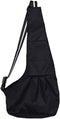 Pet Dog Puppy Cat Carrier Bag, Oxford Cloth Sling, Single Shoulder Bag, Small, Black