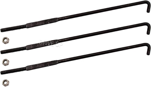 2008 602896 DRIVE UP EZGO RXV Battery Hold Down Rod J-Bolt with Nut Fits Up Electric Golf Cart OEM#