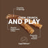 ROAM Pet Treats Ossy Trachs Chews Pack of 2 for Medium and Large Dogs - Long Lasting Ostrich Trachea