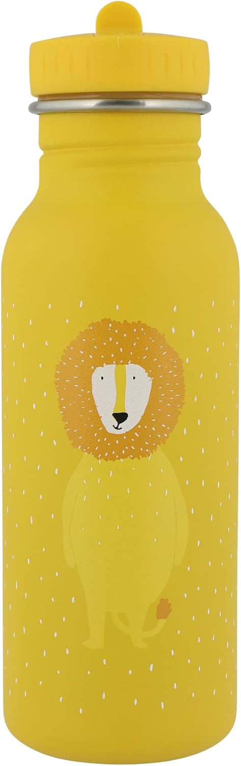 Trixie - Stainless Steel Drinking Bottle Mr. Lion Yellow 500 ml