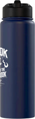 Salmon Fishing Gear Chinook at the Hook Salmon Fishing Stainless Steel Insulated Water Bottle